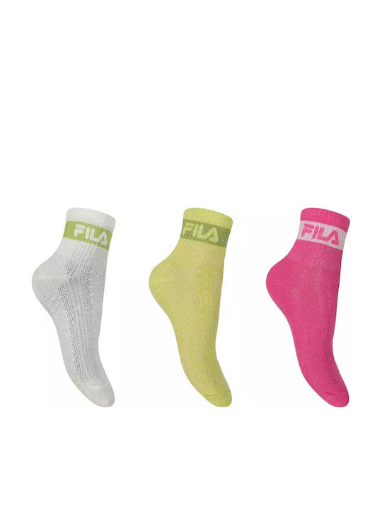 FILA Quarter Socks Șosete Sportive Multicolor 3...