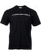 Crew Neck T-shirt Μαυρο