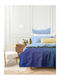 Ariete Sheet Sets King Size with Elastic 240x270cm. Baby Blue/Light Blue/Marine Blue 4pcs