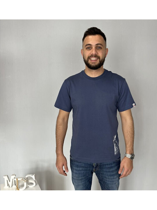T-shirt Μπλε Ανοιχτό