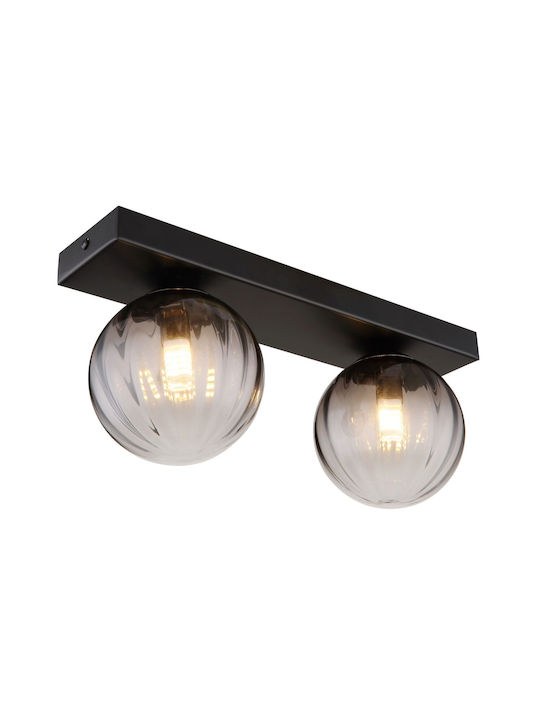 Globo Lighting Таванно Осветително Тяло 35см Черно с Цокъл G9