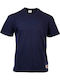 Crew Neck Sportliches T-Shirt Blue