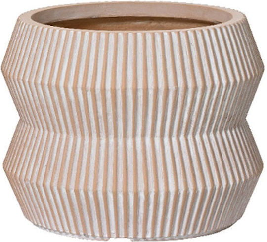Kaemingk Plant Pot Ceramic Beige Kaemingk Plant Pot Ceramic Beige