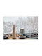Globo Lighting Table Lamp with Gray Shade and Base