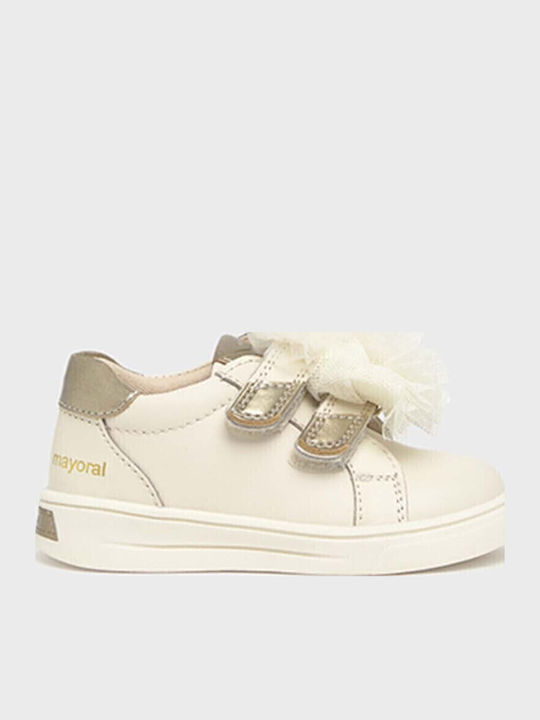 Mayoral Παιδικά Sneakers με Σκρατς Λευκά