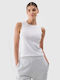 Women's Summer Cotton Sleeveless Blouse White