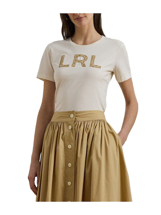 Ralph Lauren Katlin Women's Blouse Cotton Ecru