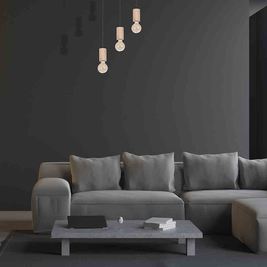 Eko Light Pendant Lustră Suspendată Negru