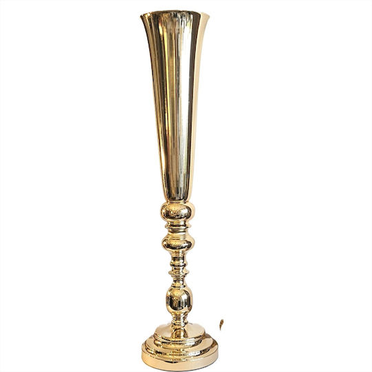 La Belle Maison Decorative Vase Gold 18x18x72cm