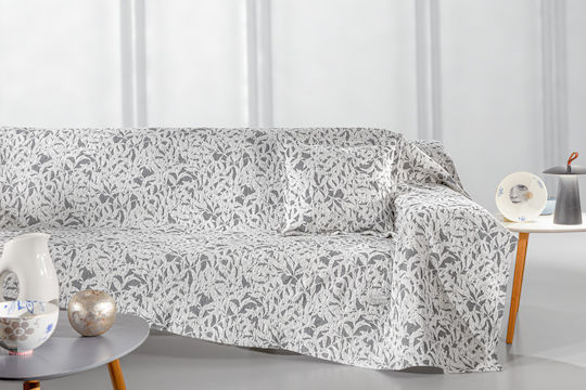 Guy Laroche Sofa Throw 2 Seater P180xW250cm Smoke