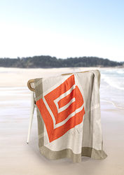 Guy Laroche Velour Printed Green Beach Towel 17...
