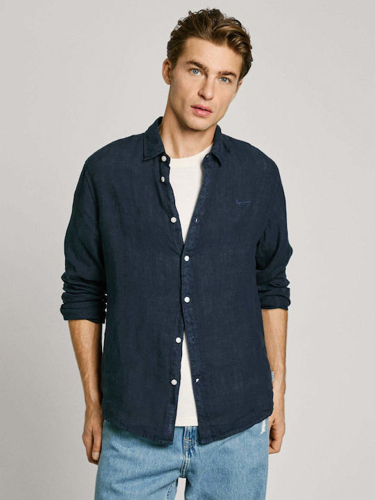 Pepe Jeans Drop 3a Arnau Langärmlig Leinen Hemd...