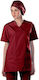 Anta Uniforms Unisex Σετ Ιατρικό Παντελόνι και Μπλούζα Μπορντό