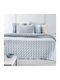 Guy Laroche Kiara Module Paturi & Cuverturi Pat Supraînălțat Microfibra Albastru 220x240cm 2 Bucăți