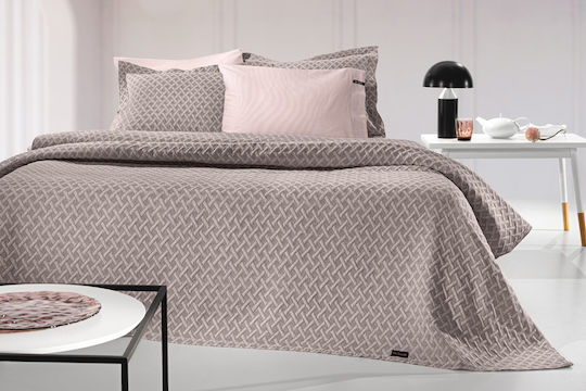 Guy Laroche Bello Κουβέρτα Πικέ Υπέρδιπλη 245x260εκ. Wenge