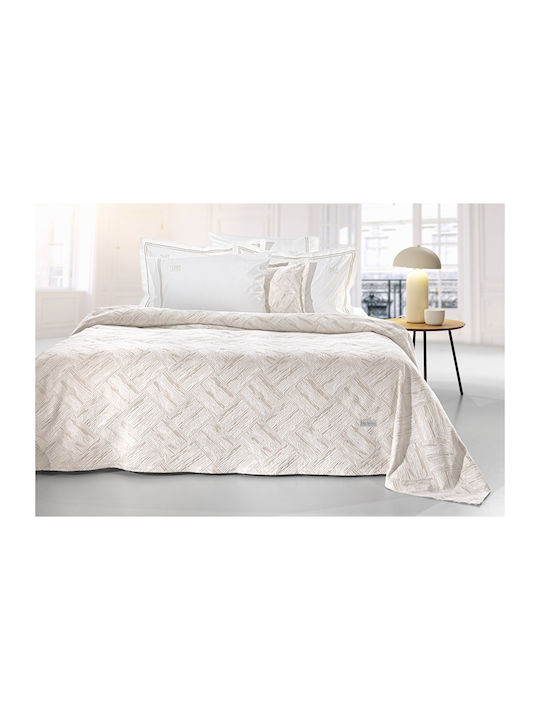 Guy Laroche Lucid Κουβέρτα King Size 260x250εκ. Natural
