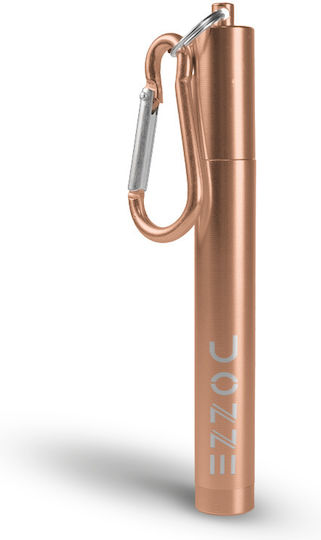 Rose Gold Dozze Stainless Steel Collapsible Straw
