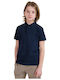 Kinderpolo Kurzarm Marineblau