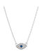 Jeweltude Charm Auge aus Silber