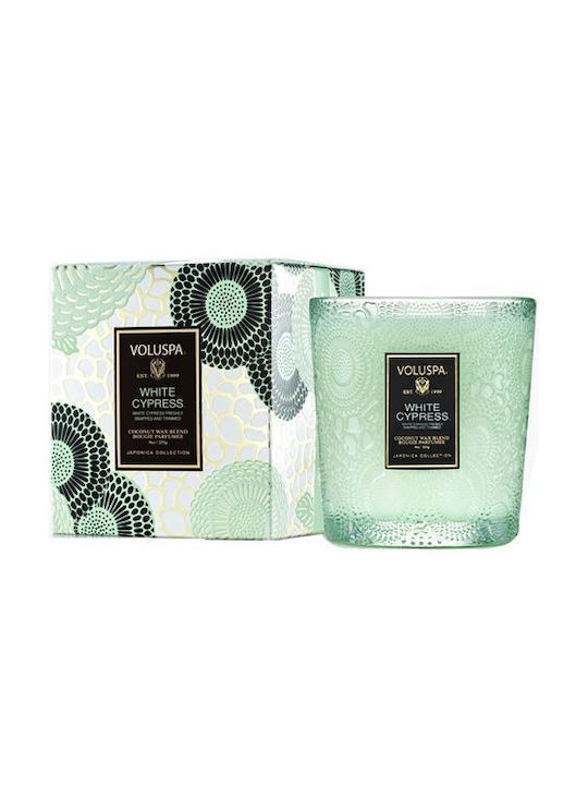 Duftkerze White Cypress Classic Voluspa 10x10 cm