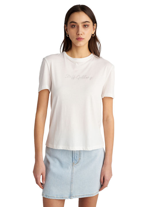 Staff Stella Tricou Damă Alb 63-005.053.N0010