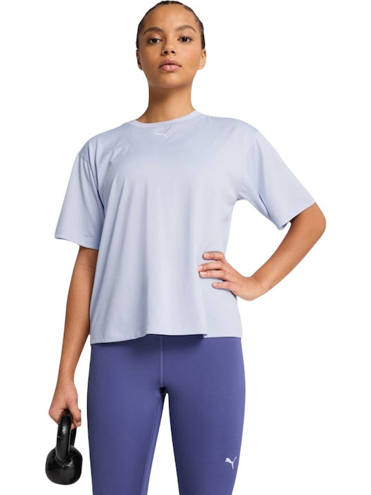 PUMA Γυναικείο T-shirt Σιέλ