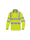 Delta Plus Work Polo Shirt Yellow with Reflective Tapes