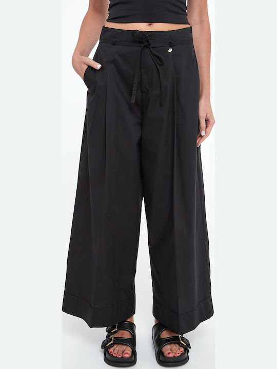 Better Damen Stoff Hose Black