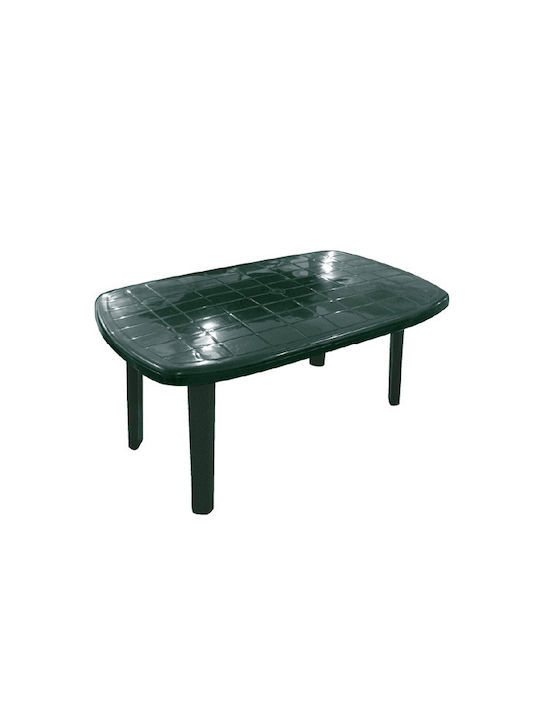 Kunststoff Garten- und Terrassentisch für kleine Räume Grün 90x72x72cm