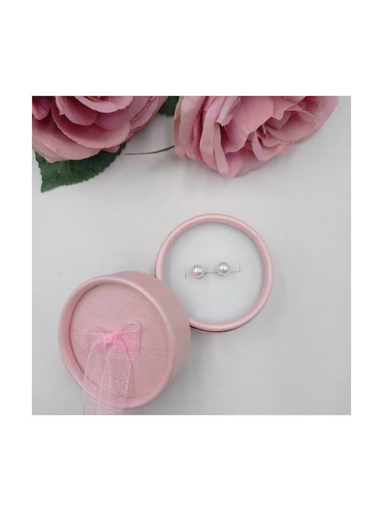 Filios Accessories Σκουλαρίκια Καρφωτά από Ατσάλι με Πέρλες