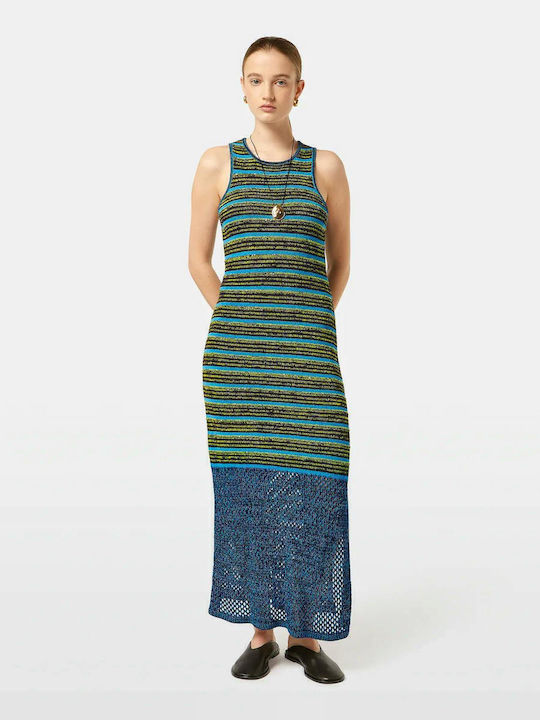 Sommer Maxi Abendkleid Mehrfarbig