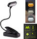 eBest Book Light LED with Clip Black