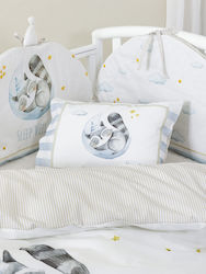 Nima Sleepy Πάντα Κλασική Εσωτερική Λευκό, Γαλάζιο 40x200cm