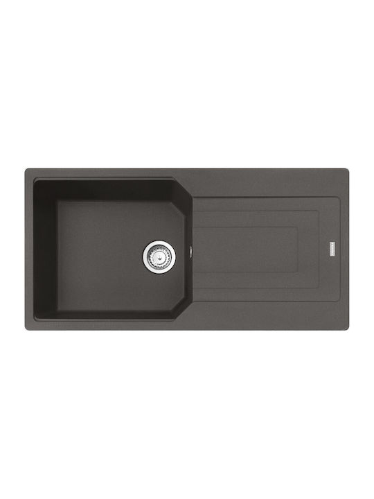 Franke Urban Ubg 611-100 Gsc 1140719552 Drop-In Мивка от Синтетичен Гранит Ш100xД50см Сив
