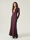 Maxi Dress for Wedding - Christening Mulberry