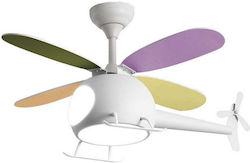 Primo Prcf-80679 98cm cu Lumină Multicolor / Alb