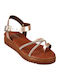 Γυναικεία Σανδάλια Flatforms Χρυσά
