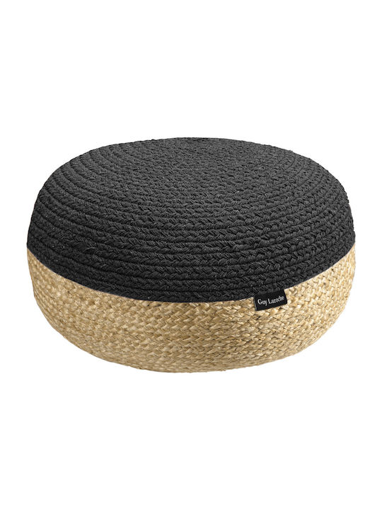 Bean Bag Stool Waterproof Ottoman Natural 65x65...