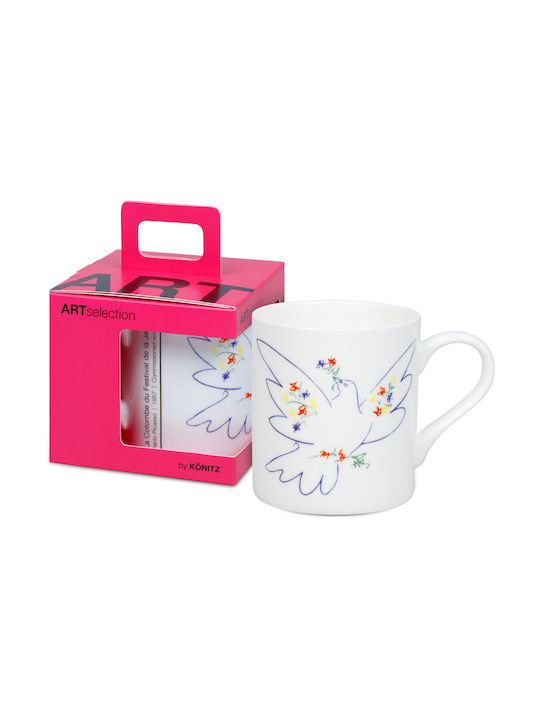 Konitz La Colombe Du Festival Picasso Art Mug from Porcelain White 400ml