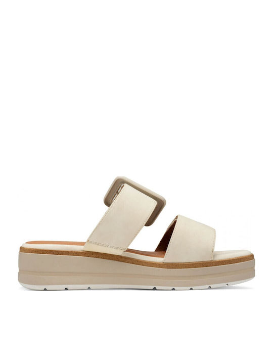 Jana Flache Sandalen für Damen in Weiß Farbe