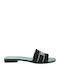 Flache Sandalen für Damen in Schwarz Farbe