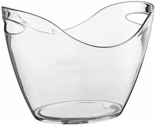 Einfache Champagners Acryl 4Es mit Abmessungen 27x19.5cm Transparent