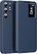 Samsung Galaxy S24 Ultra Smart View Wallet Klapphülle Blau