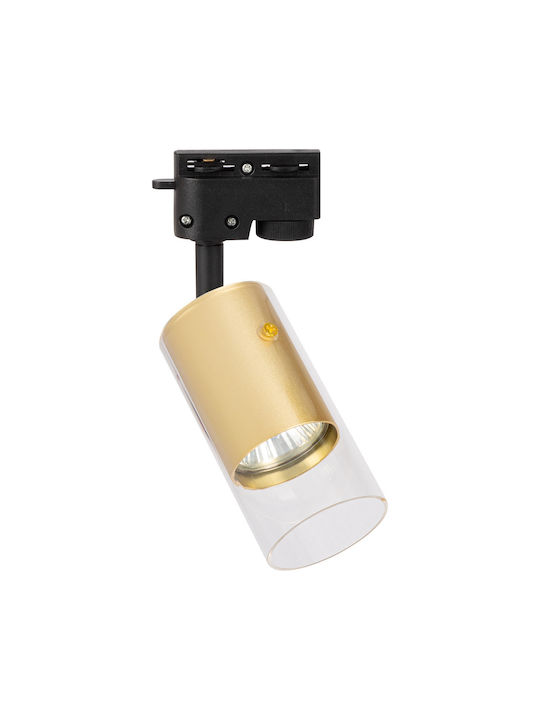 Eko Light Einzel Spot mit Fassung GU10 in Gold Farbe