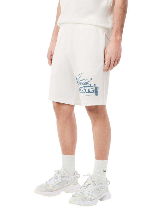 Lacoste Bermudă de Bărbați White