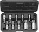 Vevor Καρυδάκια Τετράγωνα με Καρέ Υποδοχής 1/4", 3/8", 1/2" Σετ 10τμχ