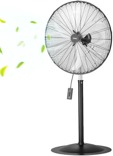 Vevor GYLSFS30INCHJSOL1V2 Επαγγελματικός Ανεμιστήρας Ορθοστάτης Διαμέτρου 76.2cm