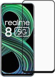 Закалено стъкло за цялото лице Черен (Realme 8/8 Pro) Закалено стъкло за цялото лице Черен (Realme 8/8 Pro)