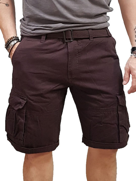 Rebase Men's Shorts Cargo Aubergine, Purple