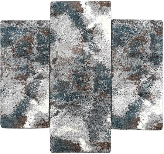 Polcarpet Veloute Schlafzimmer-Teppichsets aus Mikrofaser 3Stücke